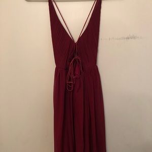 Maroon semi formal dress
